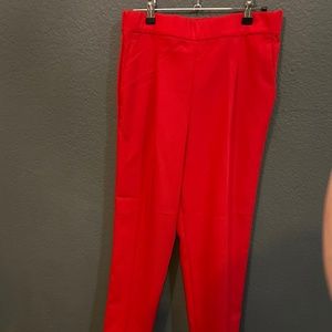 Anne Taylor Petite Red Pants